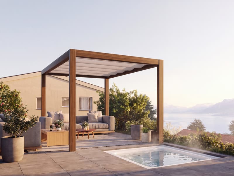 Projet neuf : villas contiguës avec vue panoramique (4)