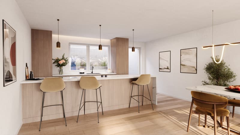 Projet neuf : villas contiguës avec vue panoramique (4)