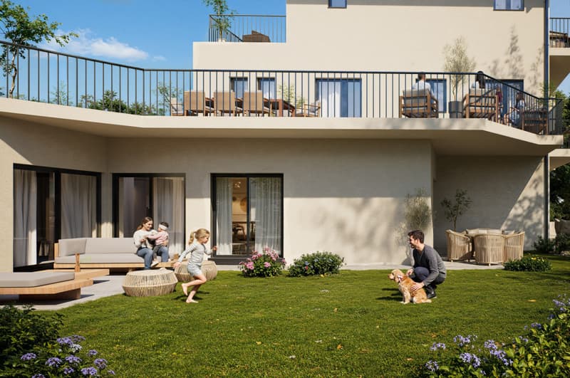 EXCLUSIVITÉ - APPARTEMENT AVEC JARDIN AUX VOLUMES EXCEPTIONNELS (2)