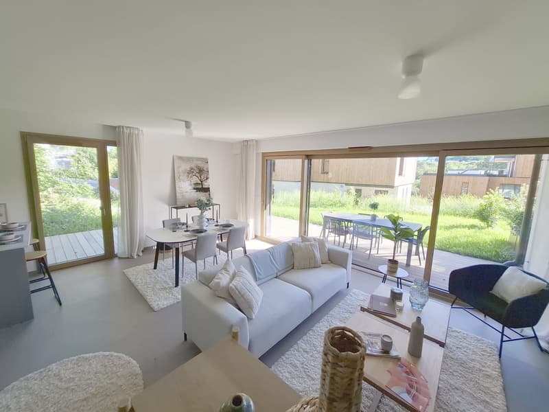 Une visite s'impose ! Dernier lot disponible ! Duplex neuf dans une oasis de verdure à deux pas du M2 (5)