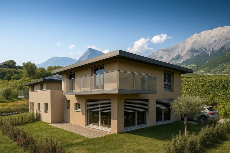 Semi-detached villas 4.5 rooms on the edge of a building zone – St-Pierre-de-Clages (2)