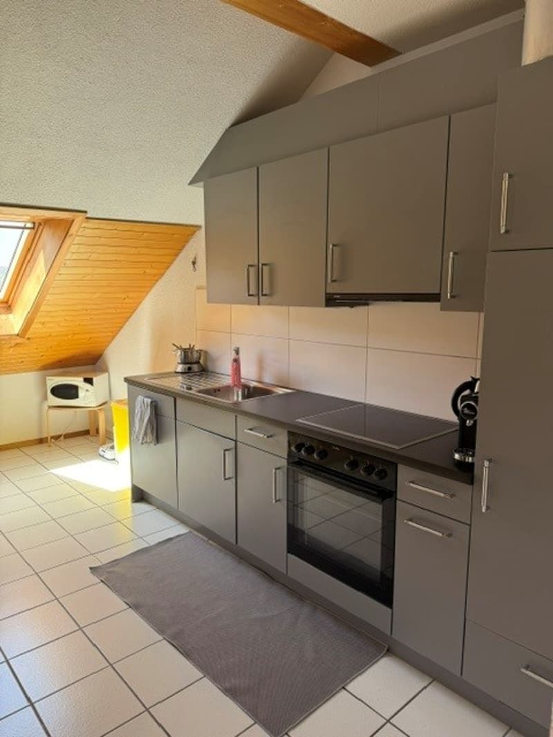 In affitto a Charmey, studio mansardato (2)