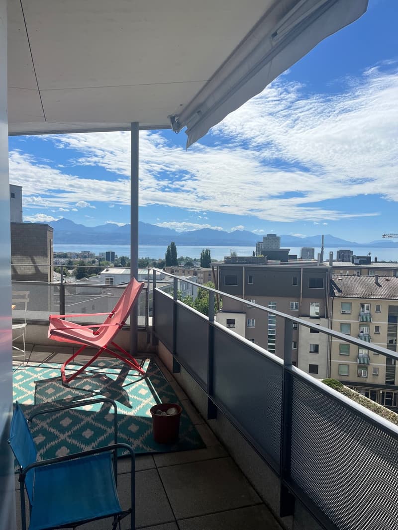 Prilly, magnifique appartement de 4.5 pièces au dernier étage - vue Léman et Alpes (1)