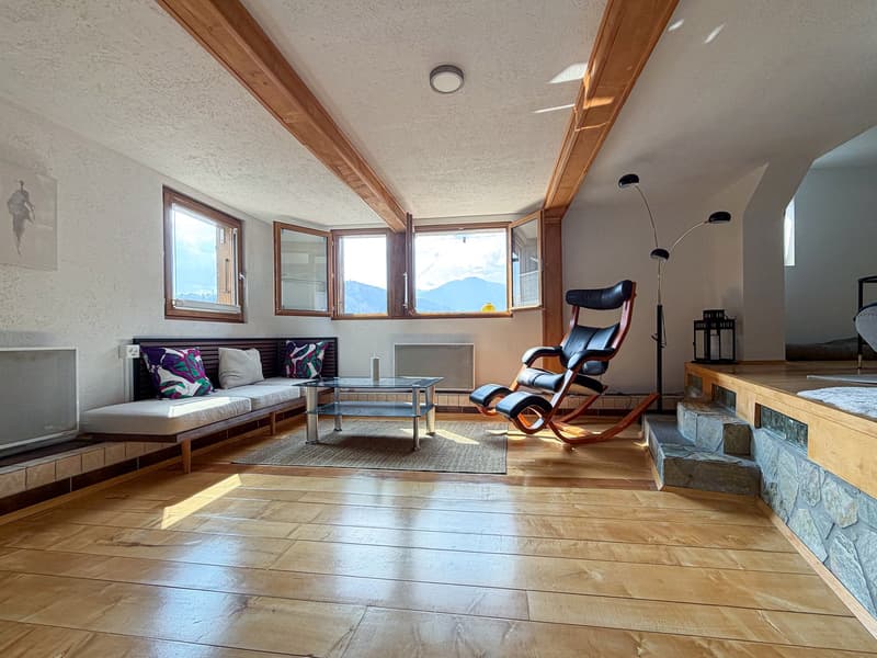 Appartement complètement atypique dans un chalet ancien à Ayent-Luc / Valais (2)