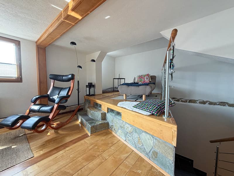 Appartement complètement atypique dans un chalet ancien à Ayent-Luc / Valais (4)