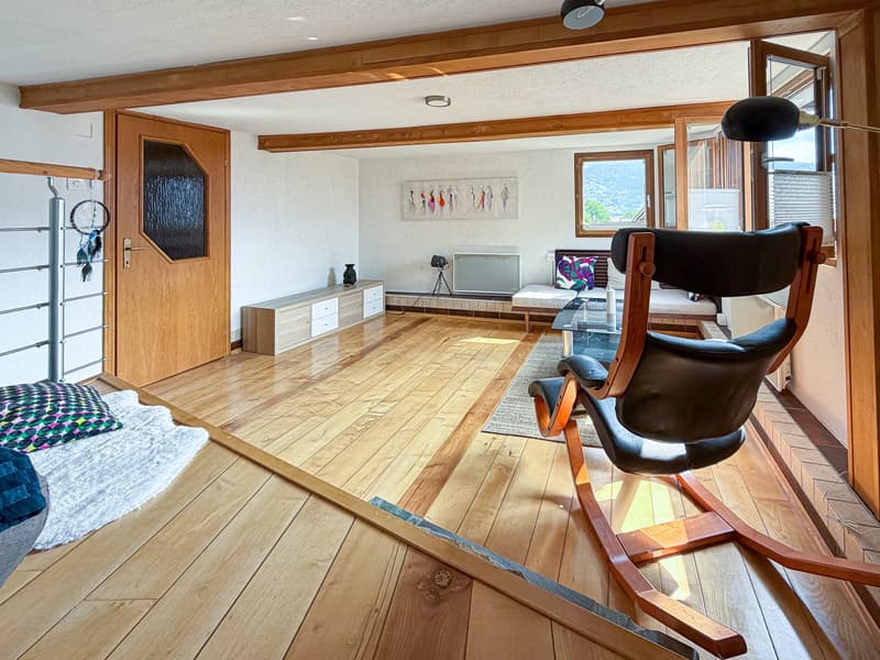 Appartement complètement atypique dans un chalet ancien à Ayent-Luc / Valais (6)
