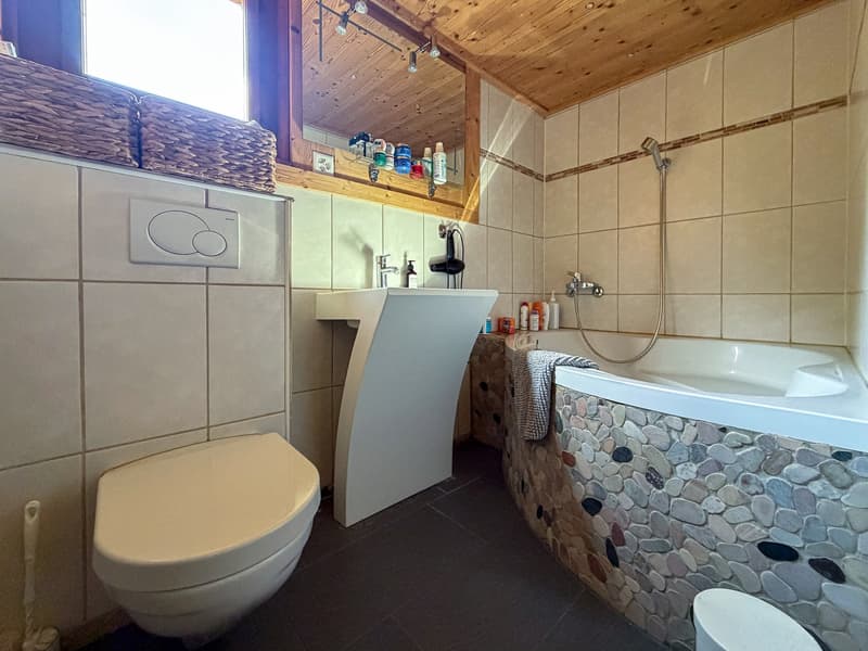 Chalet magnifiquement rénové sur une très belle parcelle plate à Ovronnaz/VS (11)