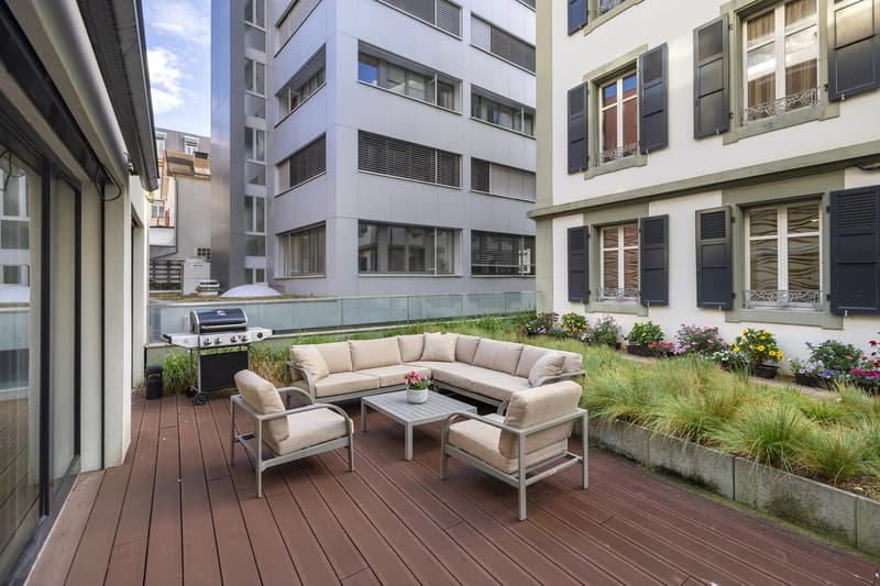 Beautiful 3.5-room apartment in the city center, with large terrace (10)