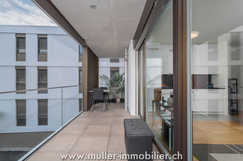 Studio in modern building in the heart of Prilly (5)