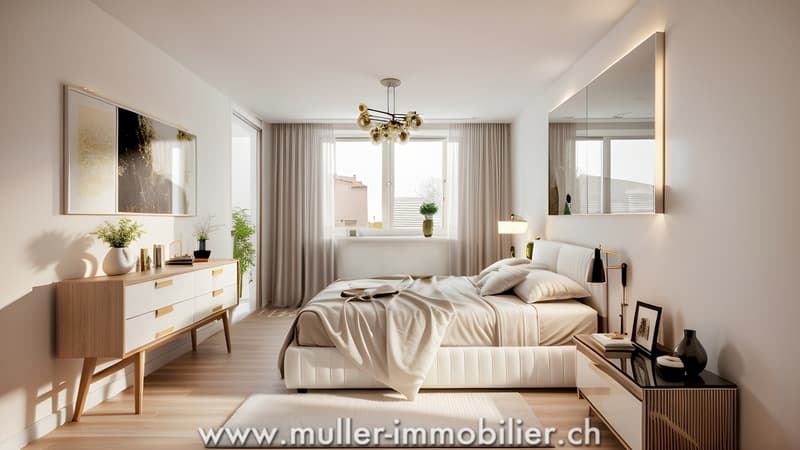 Superbe appartement 3,5 pièces avec balcon, vue nature à 4 min d'Ursy (2)
