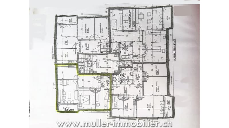 Apartment 3.5 rooms renovated with balcony in Monthey (11)