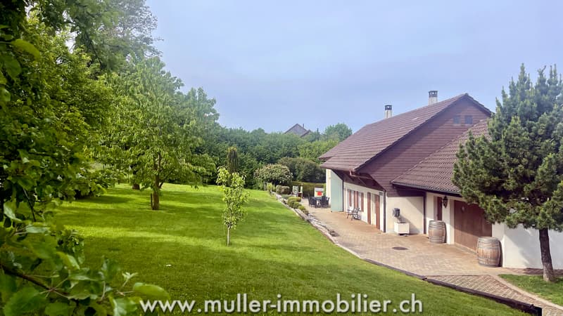 Authentic village house with 5.5 rooms in a green oasis of 1'884 m2 (12)