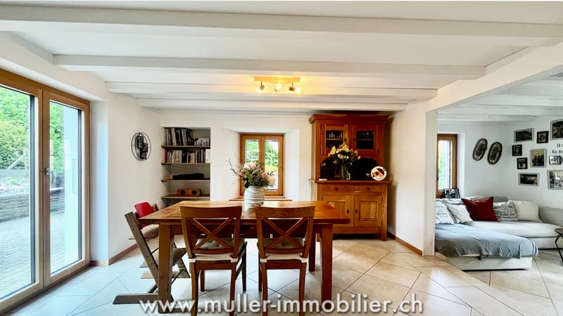 Authentic village house with 5.5 rooms in a green oasis of 1'884 m2 (3)