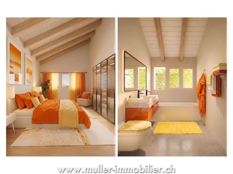 Detached villa with panoramic view in Aigle (5)