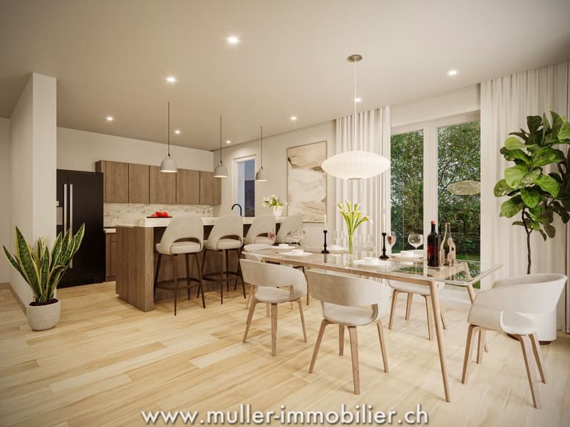 Detached villa with panoramic view in Aigle (4)