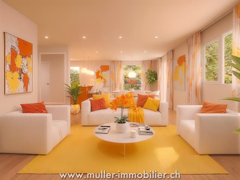 Detached villa with panoramic view in Aigle (2)