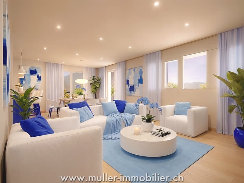 Villa mit Panoramablick in Aigle (1)