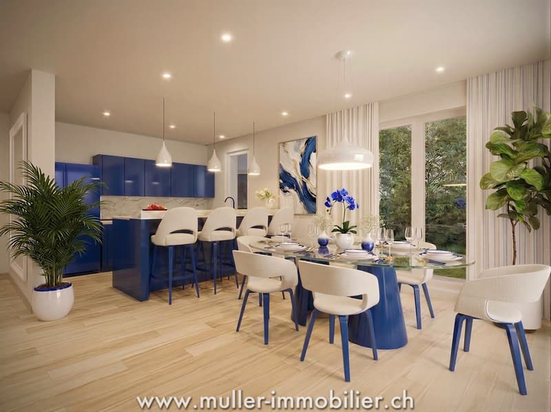 Villa mit Panoramablick in Aigle (4)