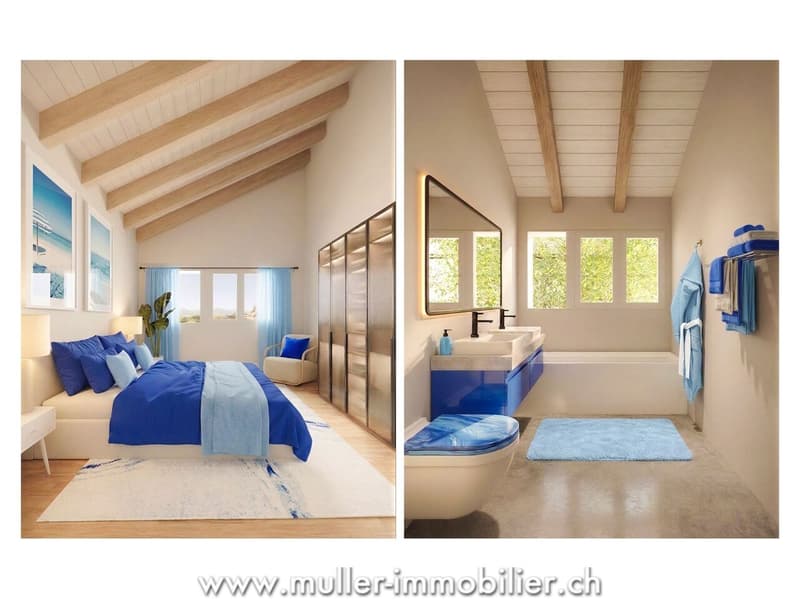 Villa mit Panoramablick in Aigle (5)
