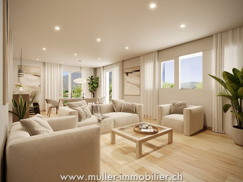 Detached villa with panoramic view in Aigle (2)