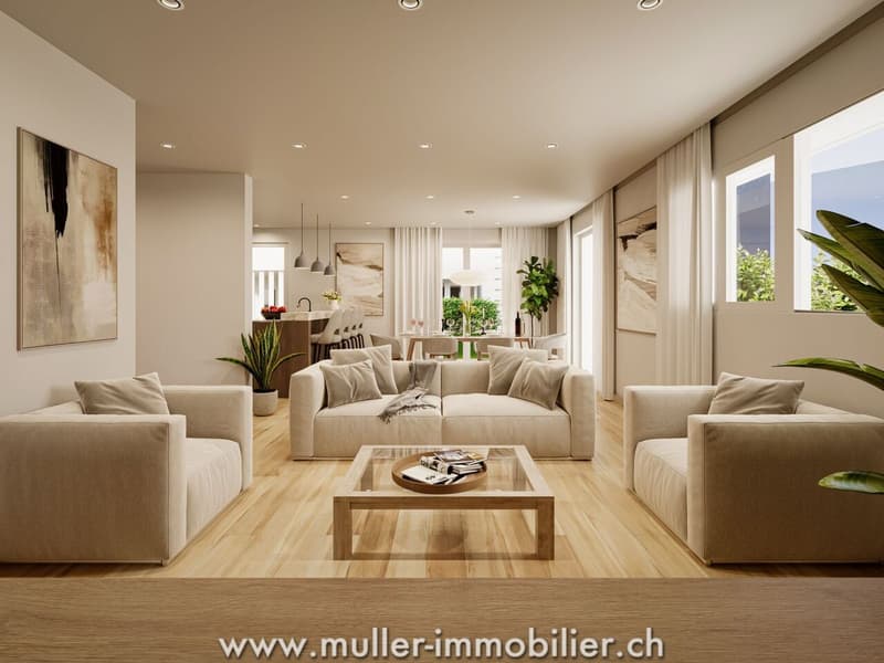 Detached villa with panoramic view in Aigle (3)