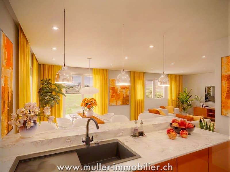 Detached villa with panoramic view in Aigle (4)