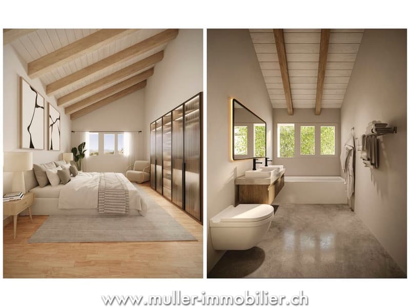 Detached villa with panoramic view in Aigle (6)