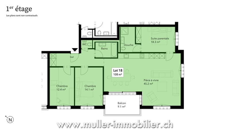 Beautiful family apartment with balcony (8)