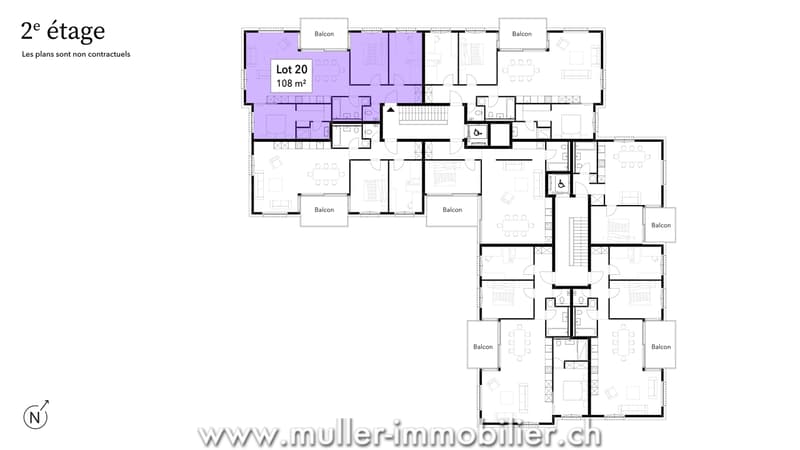 Bel appartement lumineux avec balcon, financement avantageux ! (5)