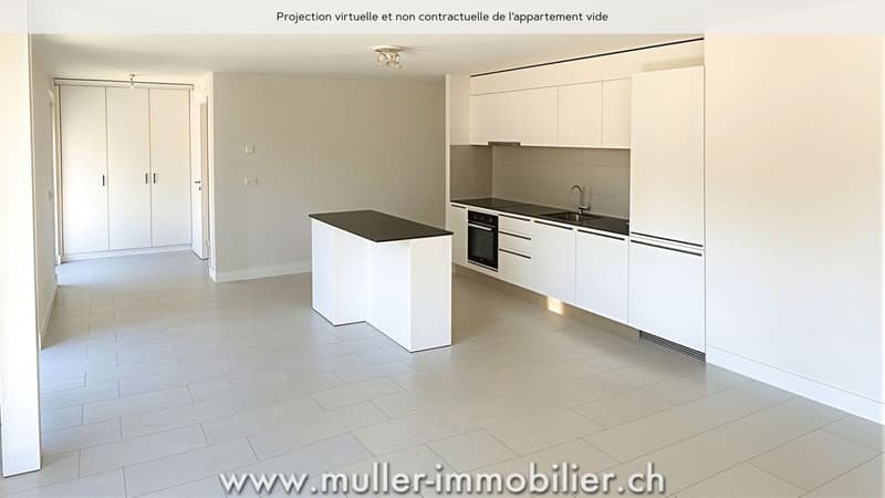 Sehr schönes Durchgangsappartement im Dorf Remaufens (4)