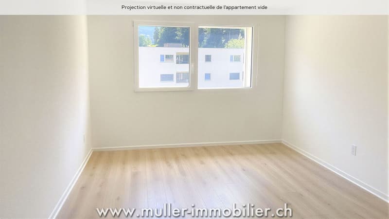 Sehr schönes Durchgangsappartement im Dorf Remaufens (8)