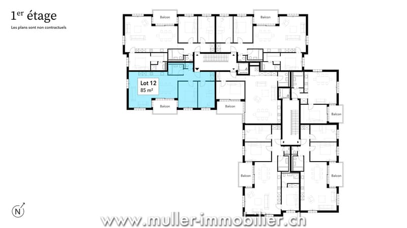 Schönes 3,5-Zimmer-Apartment mit Balkon auf dem Land (6)