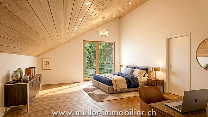 Beautiful wooden house on the forest edge in a quiet location (4)