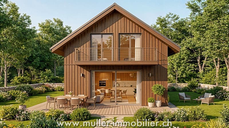 Beautiful wooden house on the forest edge in a quiet location (11)