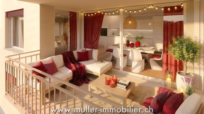 Superbe appartement 3,5 pièces avec balcon, vue nature à 4 min d'Ursy (3)