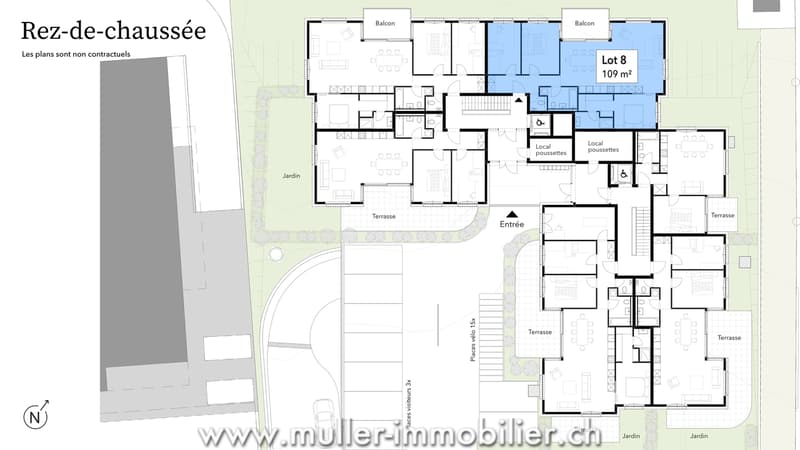 Siviriez, 4,5 neuf avec balcon et baies vitrées prêt à construire ! (6)