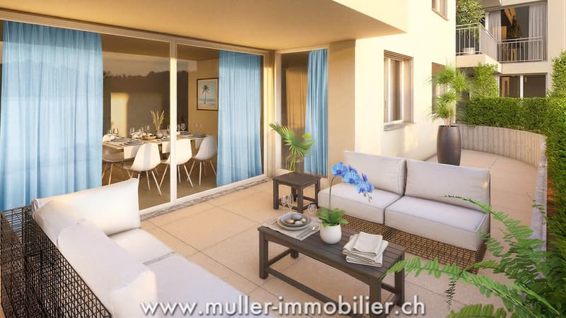 3,5 pièces avec terrasse et jardin, cadre paisible à 4 min d'Ursy (3)