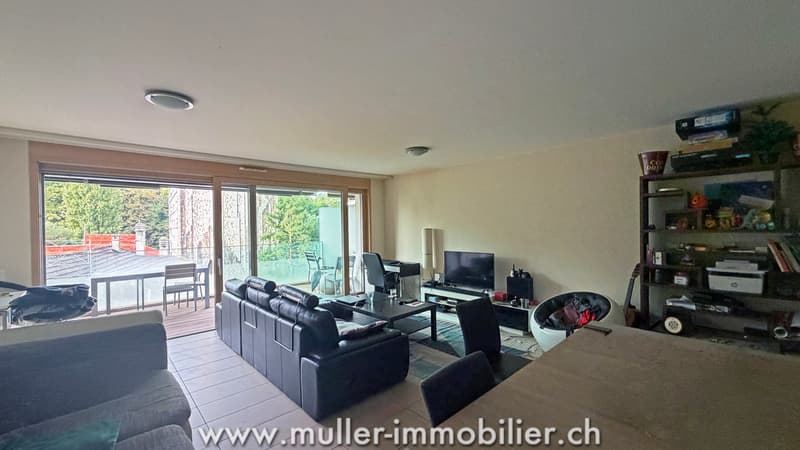 Bel appartement 3.5 pièces, 2e étage avec balcon-terrasse à Morges (2)