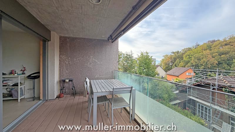 Bel appartement 3.5 pièces, 2e étage avec balcon-terrasse à Morges (10)
