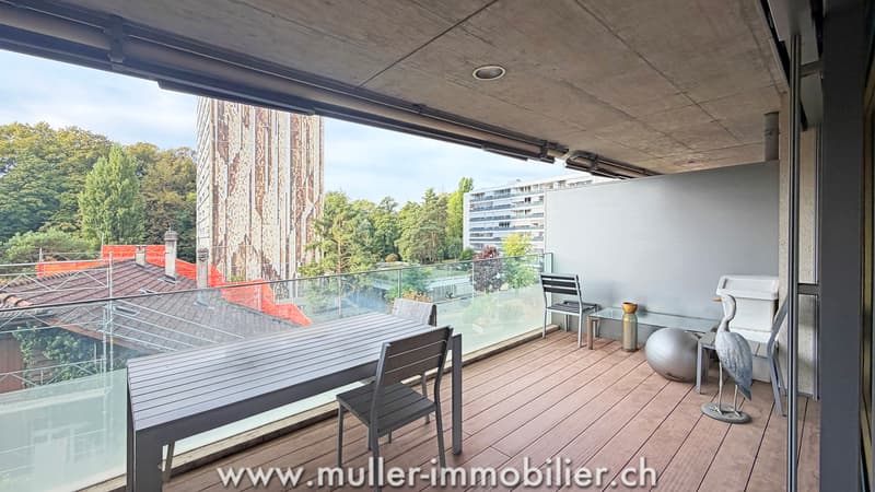 Bel appartement 3.5 pièces, 2e étage avec balcon-terrasse à Morges (9)