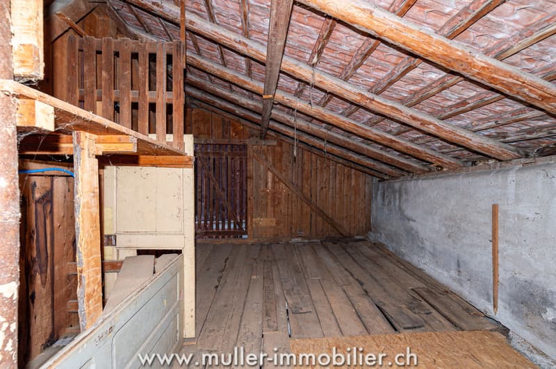 Maison villageoise avec dépendances, à rénover, au centre d'Ollon (12)