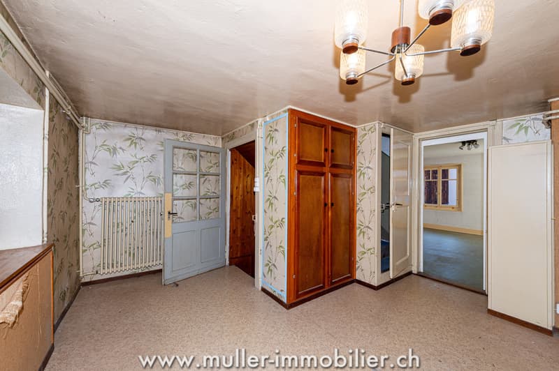 Maison villageoise avec dépendances, à rénover, au centre d'Ollon (5)