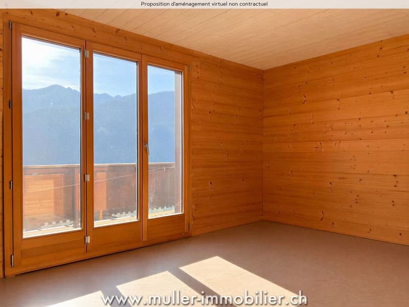 Chalet de caractère surplombant la vallée (5)