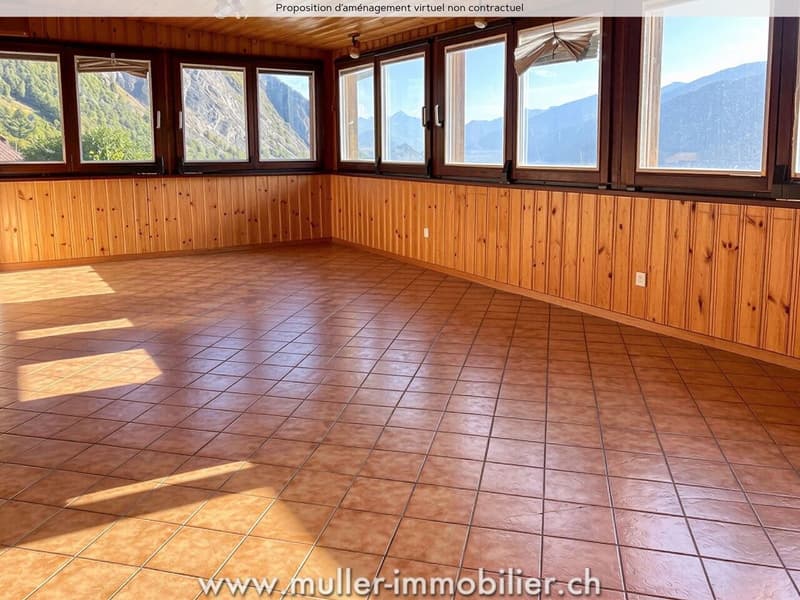 Chalet de caractère surplombant la vallée (3)