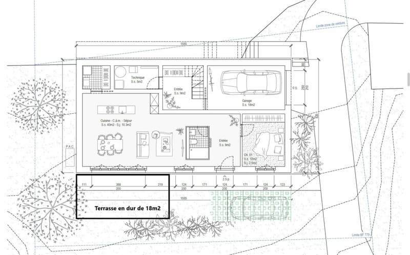 Rez-de-chaussée avec terrasse (2)