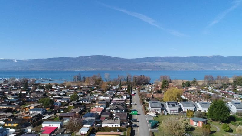 Bright attic with large terrace and lake view - Cheyres (3)