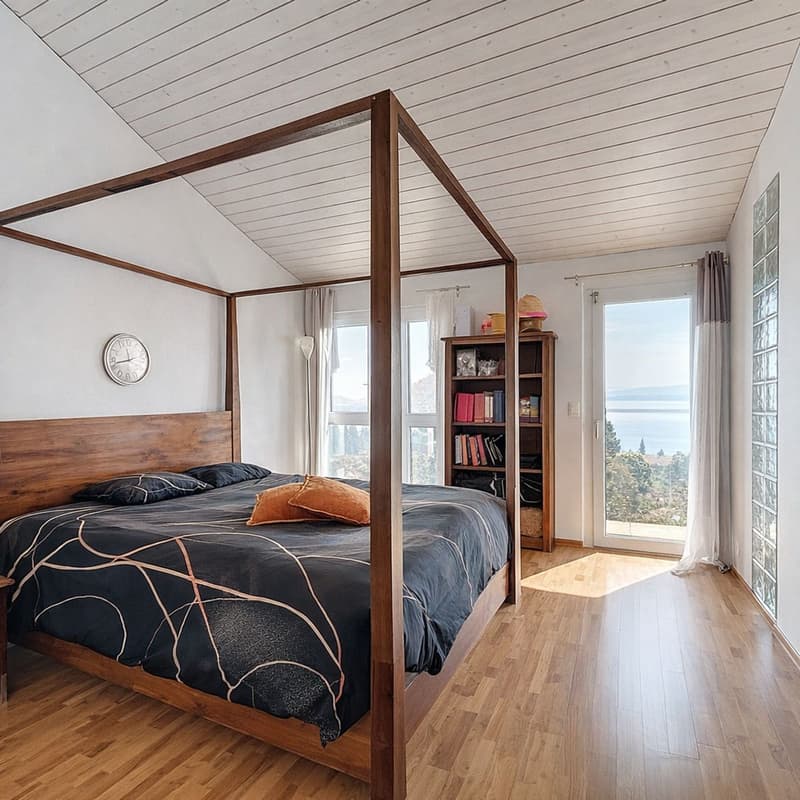 A unique property between sky, lake and mountains (9)