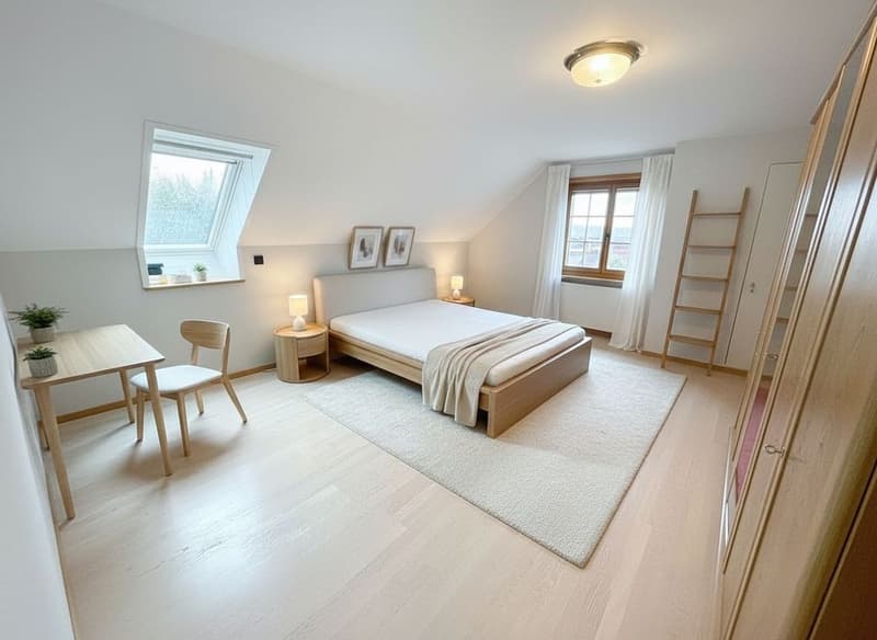 Außergewöhnliches Haus - Autonom, rentabel und renoviert mit Raffinesse, 20 Minuten von Epalinges (13)