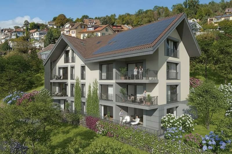 Nuovo e luminoso: piano terra con ampia terrazza e vista aperta (5)