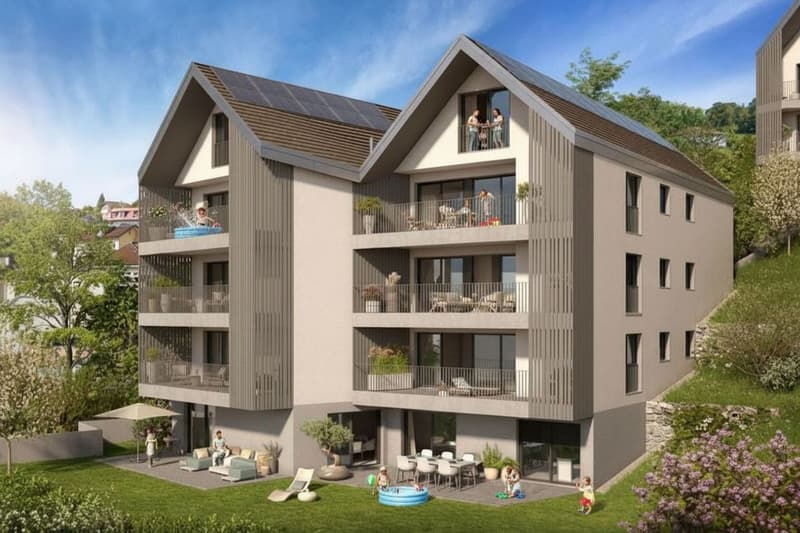 Prestigioso appartamento di 5.5 locali con enorme terrazza a livello strada - Vista panoramica sul lago (4)